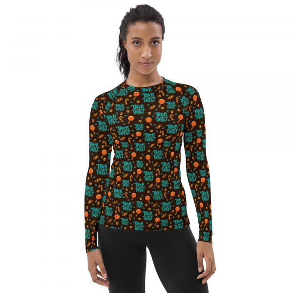 Trick or Treat Halloween Women's Rash Guard