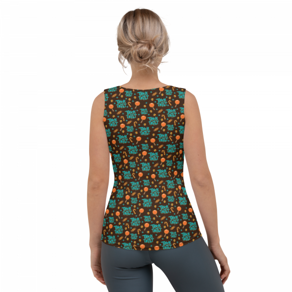 Trick or Treat Halloween Pattern Sublimation Cut & Sew Tank Top