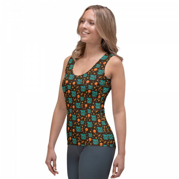 Trick or Treat Halloween Pattern Sublimation Cut & Sew Tank Top - Image 3