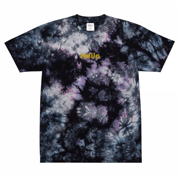 Personalized Oversized tie-dye t-shirt